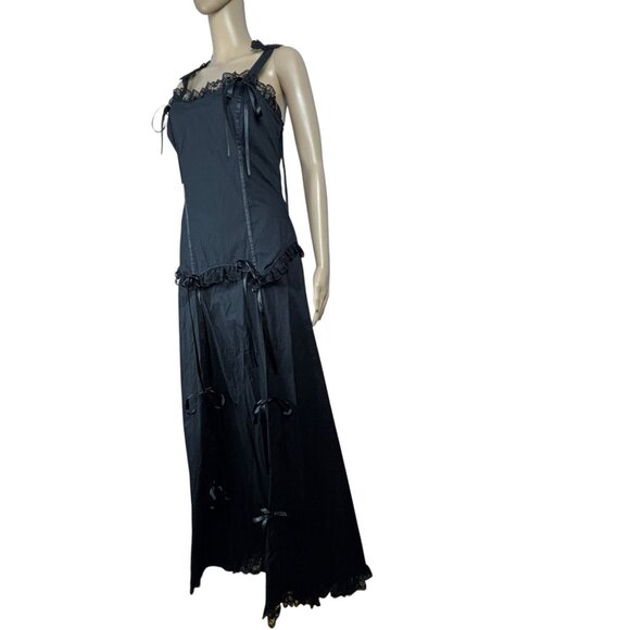 Lip Service Dress Whimsigoth Goth Lace Size L Black Witchy Hot Topic NEW NWT - Picture 3 of 15
